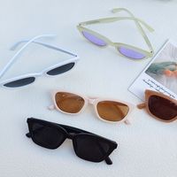 IG Style Modern Style Solid Color Pc Resin Cat Eye Full Frame Women's Sunglasses main image 2