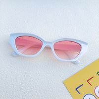 IG Style Simple Style Solid Color Pc Resin Cat Eye Full Frame Women's Sunglasses sku image 1