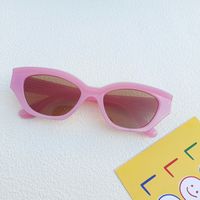 IG Style Simple Style Solid Color Pc Resin Cat Eye Full Frame Women's Sunglasses sku image 3