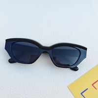 IG Style Simple Style Solid Color Pc Resin Cat Eye Full Frame Women's Sunglasses sku image 6