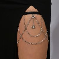 Sexy Spider Alloy Plating Women's Leg Chain sku image 2