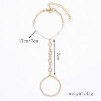 Simple Style Geometric Solid Color Alloy Plating Women's Bracelets main image 8