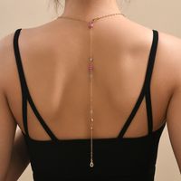 Style IG Style Simple L'Oeil Du Diable Alliage Placage Incruster Strass Femmes Pendentif main image 1