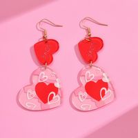 1 Pair Sweet Heart Shape Polishing Arylic Ear Hook main image 6