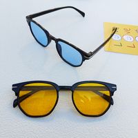 IG Style Classic Style Solid Color Pc Resin Square Full Frame Men's Sunglasses main image 4