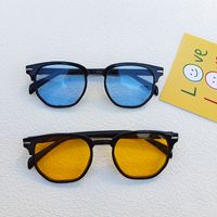 IG Style Classic Style Solid Color Pc Resin Square Full Frame Men's Sunglasses main image 3