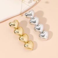 Women's Sweet Simple Style Heart Shape Alloy Plating Hair Clip main image 3