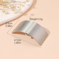 Women's Simple Style Rectangle Alloy Plating Hair Clip main image 2
