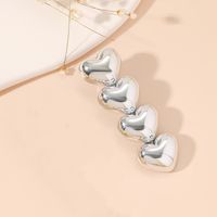 Women's Sweet Simple Style Heart Shape Alloy Plating Hair Clip sku image 2
