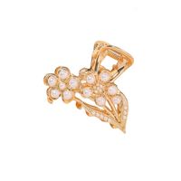 Women's Elegant Glam Flower Butterfly Alloy Plating Inlay Artificial Pearls Hair Claws main image 7
