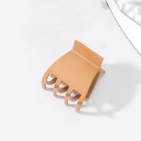 Women's Simple Style Solid Color Metal Plating Hair Claws main image 4
