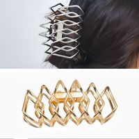 Women's Lady Geometric Metal Plating Hair Claws main image 1
