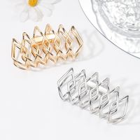 Women's Lady Geometric Metal Plating Hair Claws main image 4