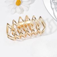 Women's Lady Geometric Metal Plating Hair Claws sku image 1