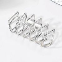 Women's Lady Geometric Metal Plating Hair Claws sku image 2