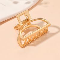 Women's Simple Style Solid Color Metal Plating Hair Claws sku image 2