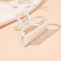 Women's Simple Style Solid Color Metal Plating Hair Claws sku image 1