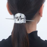 Women's Elegant Simple Style Geometric Metal Plating Hairpin sku image 2