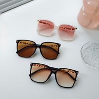 IG Style Sweet Solid Color Pc Resin Square Full Frame Women's Sunglasses main image 3