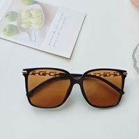 Style IG Sucré Couleur Unie Pc Résine Carré Plein Cadre Femmes De Lunettes De Soleil sku image 1