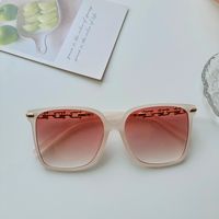 IG Style Sweet Solid Color Pc Resin Square Full Frame Women's Sunglasses sku image 4