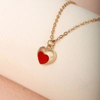 Cute XUPING Sweet Rabbit Cup Heart Shape Alloy Copper Alloy Inlay Artificial Gemstones Artificial Pearls 18K Gold Plated Women's Pendant Necklace main image 9
