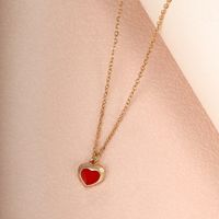 Cute XUPING Sweet Rabbit Cup Heart Shape Alloy Copper Alloy Inlay Artificial Gemstones Artificial Pearls 18K Gold Plated Women's Pendant Necklace main image 10