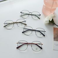 Casual Simple Style Geometric Pc Resin Square Full Frame Optical Glasses main image 5