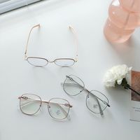 Casual Simple Style Geometric Pc Resin Square Full Frame Optical Glasses main image 3