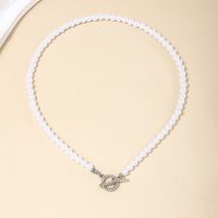 Elegant Simple Style Geometric Artificial Pearl Copper Beaded Plating Women's Necklace main image 8