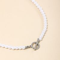 Elegant Einfacher Stil Geometrisch Künstliche Perle Kupfer Perlen Überzug Frau Halskette main image 1