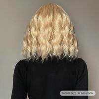 Women's Casual Japanese Style Simple Style Gold Holiday Weekend High Temperature Wire Bangs Long Curly Hair Wig Net main image 7