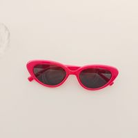 Y2K Vacation Color Block Pc Resin Cat Eye Full Frame Kids Sunglasses sku image 2