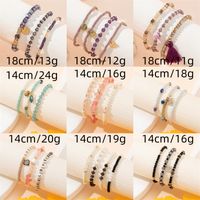 Casual Simple Style Geometric Artificial Crystal Beaded Women's Bracelets main image 2