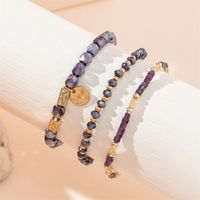 Casual Simple Style Geometric Artificial Crystal Beaded Women's Bracelets main image 3