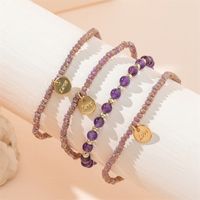 Casual Simple Style Geometric Artificial Crystal Beaded Women's Bracelets main image 4