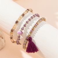 Casual Simple Style Geometric Artificial Crystal Beaded Women's Bracelets main image 5