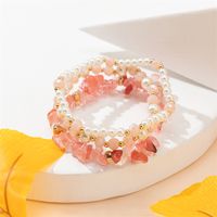 Lässig Einfacher Stil Geometrisch Künstlicher Kristall Perlen Frau Armbänder sku image 5