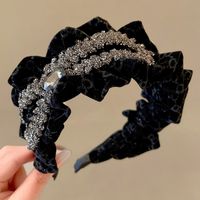 Mode Géométrique Chiffon Incruster Perles Artificielles Bande De Cheveux sku image 24