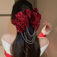 Fashion Geometric Cloth Inlay Artificial Pearls Hair Band sku image 17