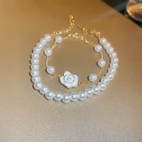 Fashion Star Heart Shape Butterfly Artificial Pearl Wholesale Bracelets sku image 46