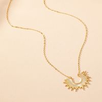 IG Style Simple Style Sun Zinc Alloy Plating Women's Necklace main image 3