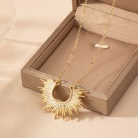 IG Style Simple Style Sun Zinc Alloy Plating Women's Necklace main image 1