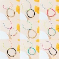 Vacation Simple Style Hexagon Fish Tail Artificial Crystal Beaded Women's Bracelets main image 1