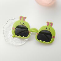 Cute Vacation Cartoon Pc Resin Oval Frame Full Frame Kids Sunglasses sku image 4