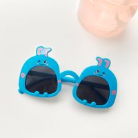 Cute Vacation Cartoon Pc Resin Oval Frame Full Frame Kids Sunglasses sku image 5
