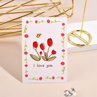 Valentine's Day Cards Thanksgiving And Teachers' Day Cards Florist Blessing Cards sku image 3