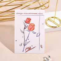 Valentine's Day Cards Thanksgiving And Teachers' Day Cards Florist Blessing Cards sku image 10