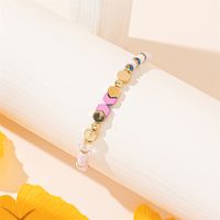 Vacation Simple Style Hexagon Fish Tail Artificial Crystal Beaded Women's Bracelets main image 6