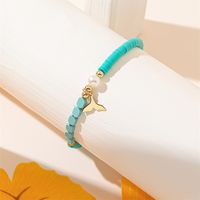 Vacation Simple Style Hexagon Fish Tail Artificial Crystal Beaded Women's Bracelets main image 10